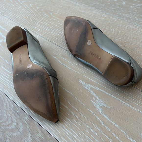 Vince Camuto Maira Pointed Toe Loafers in Gunmetal Gray/Silver - Picture 8 of 8